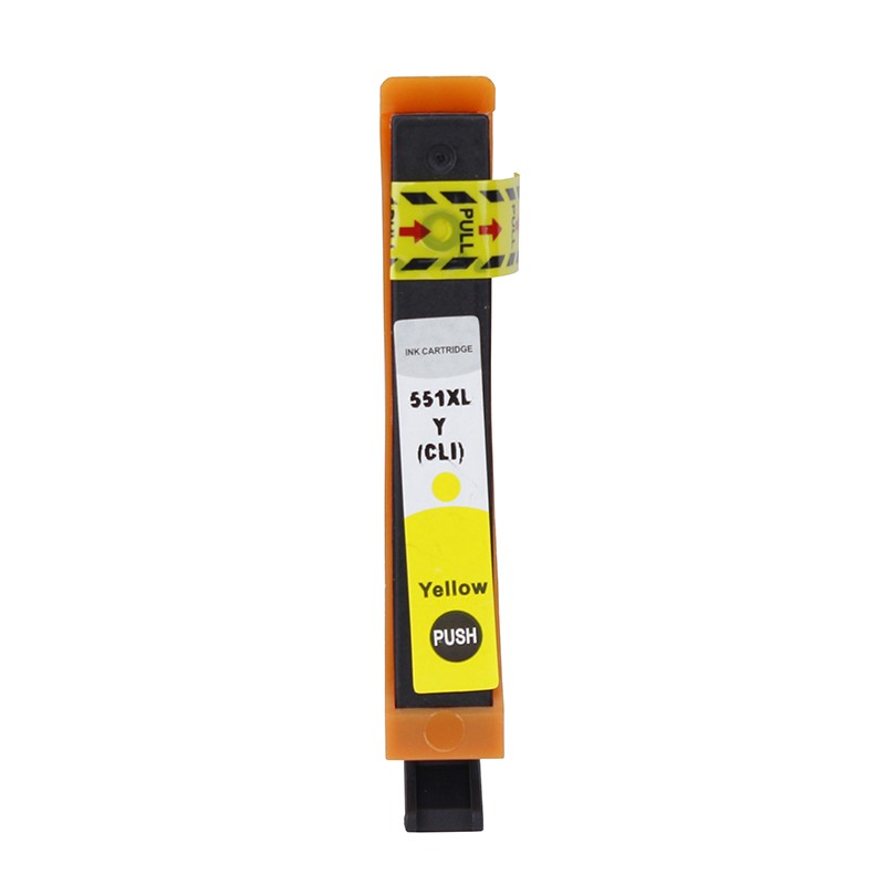 Cartus compatibil CLI-551XL Yellow pentru imprimante Canon - imagine 5